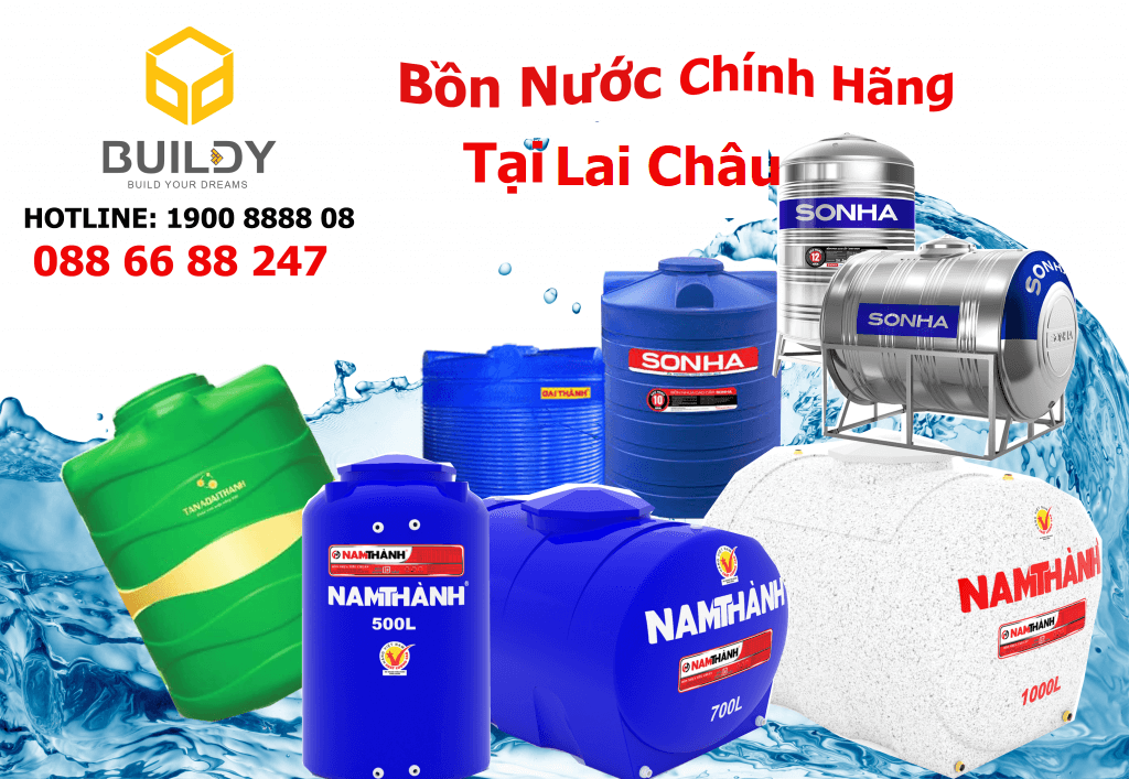 Bồn nước tại Lai Châu