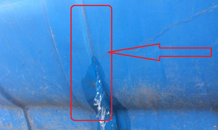 Bồn nước Sơn Hà 500l bị rò rỉ